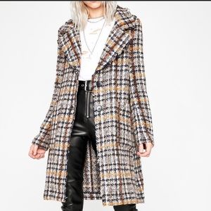 Dolls Kill - Davi & Dani Tweed Coat